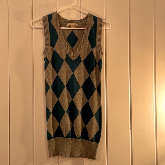 Grey and blue sweater thank top. Size S. Forever 21 - Picture 1 of 1